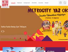 Tablet Screenshot of metrocity.com.tr